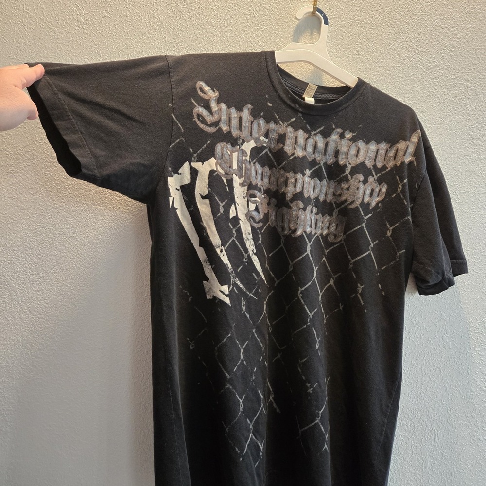 American Apparel XL International Championship Fighting‎ MMA Graphic T Shirt...